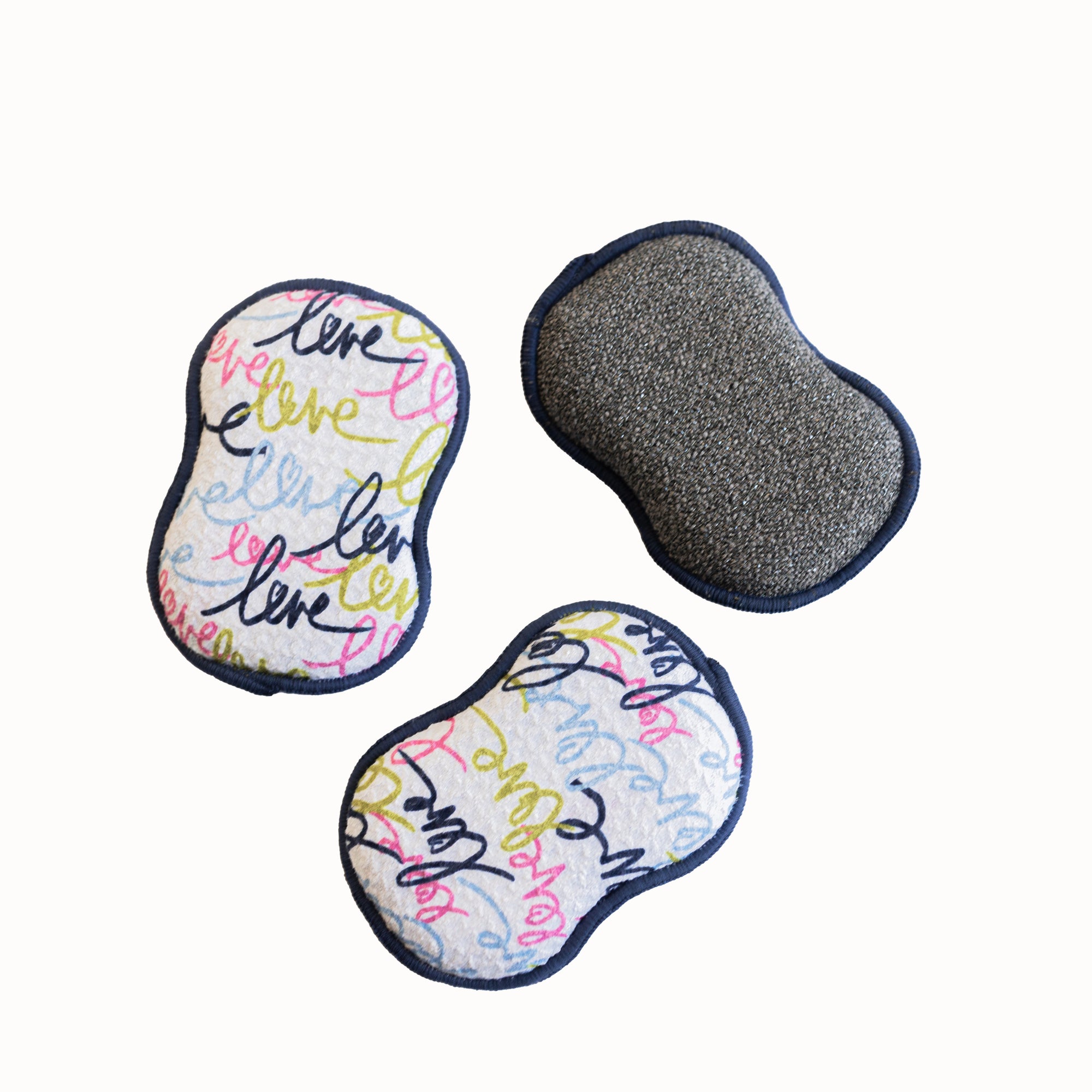 RE:usable Sponges (Set of 3) - HGC Love Sponges & Scouring Pads Once Again Home Co. Multicolor  