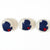 Three round dryer  balls with state of Michigan