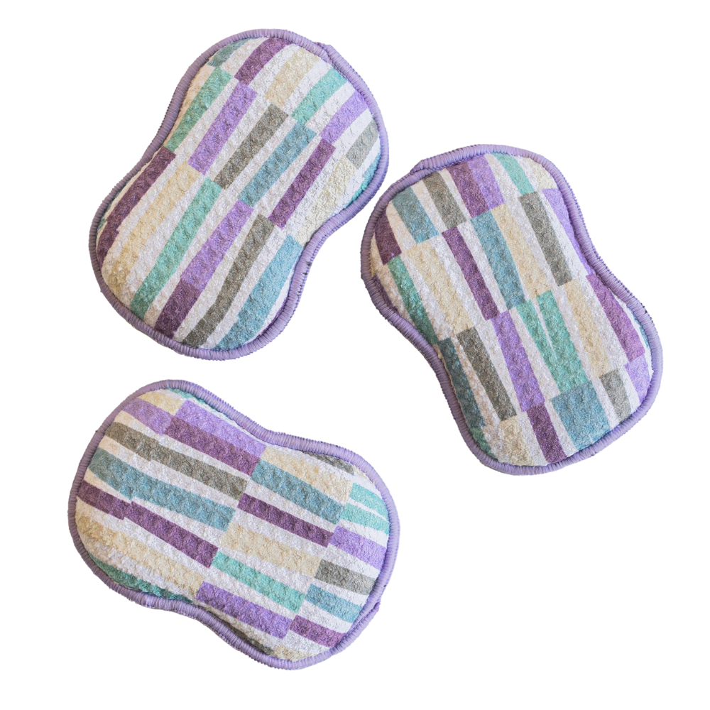 RE:usable Sponges (Set of 3) - Mirage Sponges &amp; Scouring Pads Once Again Home Co. Lilac  