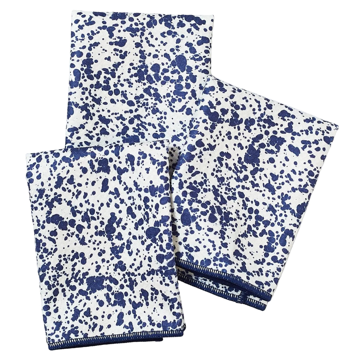 Mighty Mini Towel (Set of 3) Reversible - Crow Canyon Nancy Splatter