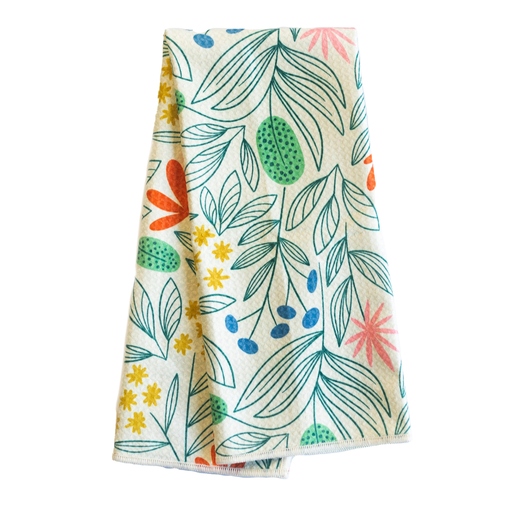 Anywhere Towel Reversible-  RJW New Bloom Kitchen Towels Once Again Home Co.   