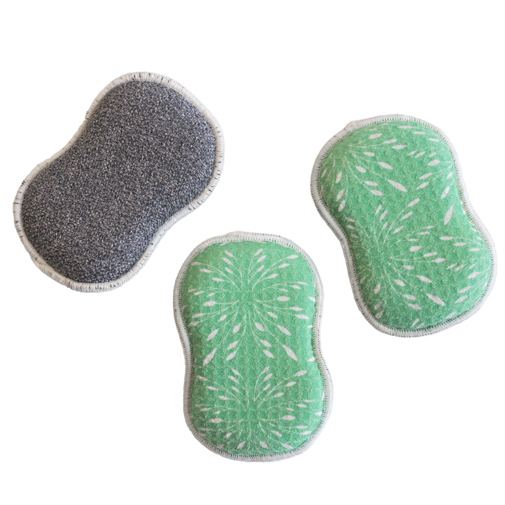 RE:usable Sponges (Set of 3) - RJW New Bloom Sponges & Scouring Pads Once Again Home Co. Papyrus Cream  