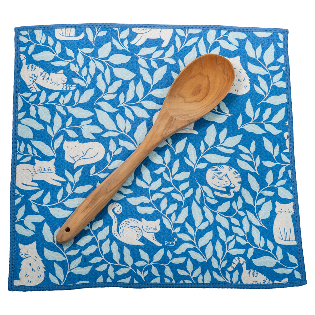 Mighty Mini Towel (Set of 3) Reversible - Nuthatch Cat Club