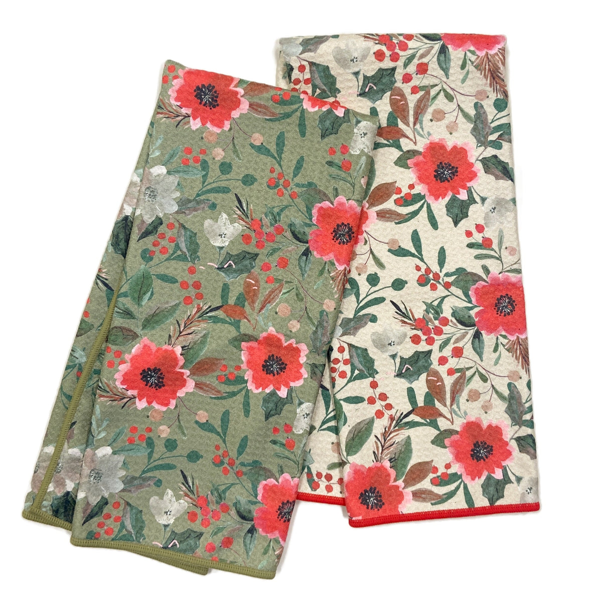 Assorted Anywhere Towel - Holiday Flora Kitchen Towels Once Again Home Co.   