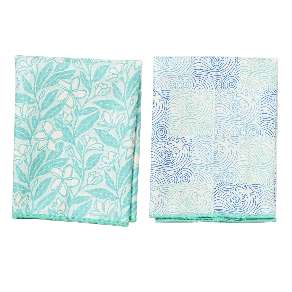 Double Duty (set of 2) Reversible - Marie Le Moal Plumeria