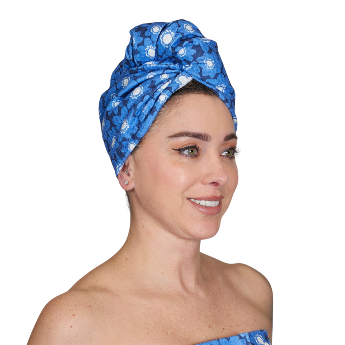 Hair Towel Wrap Double Sided - Signature Collection Pop Daisy