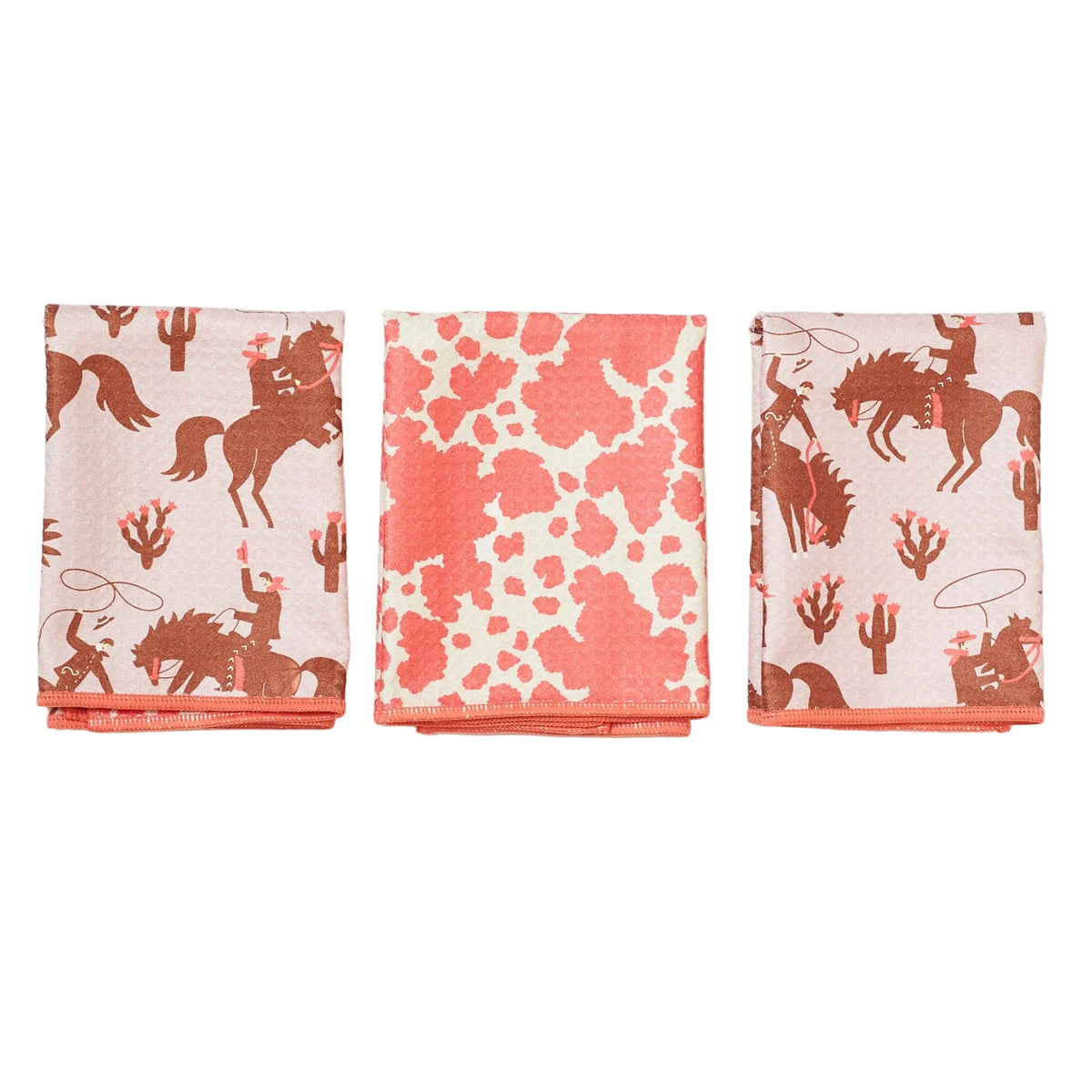 Mighty Mini Towel (Set of 3) Reversible - Signature Collection Rodeo
