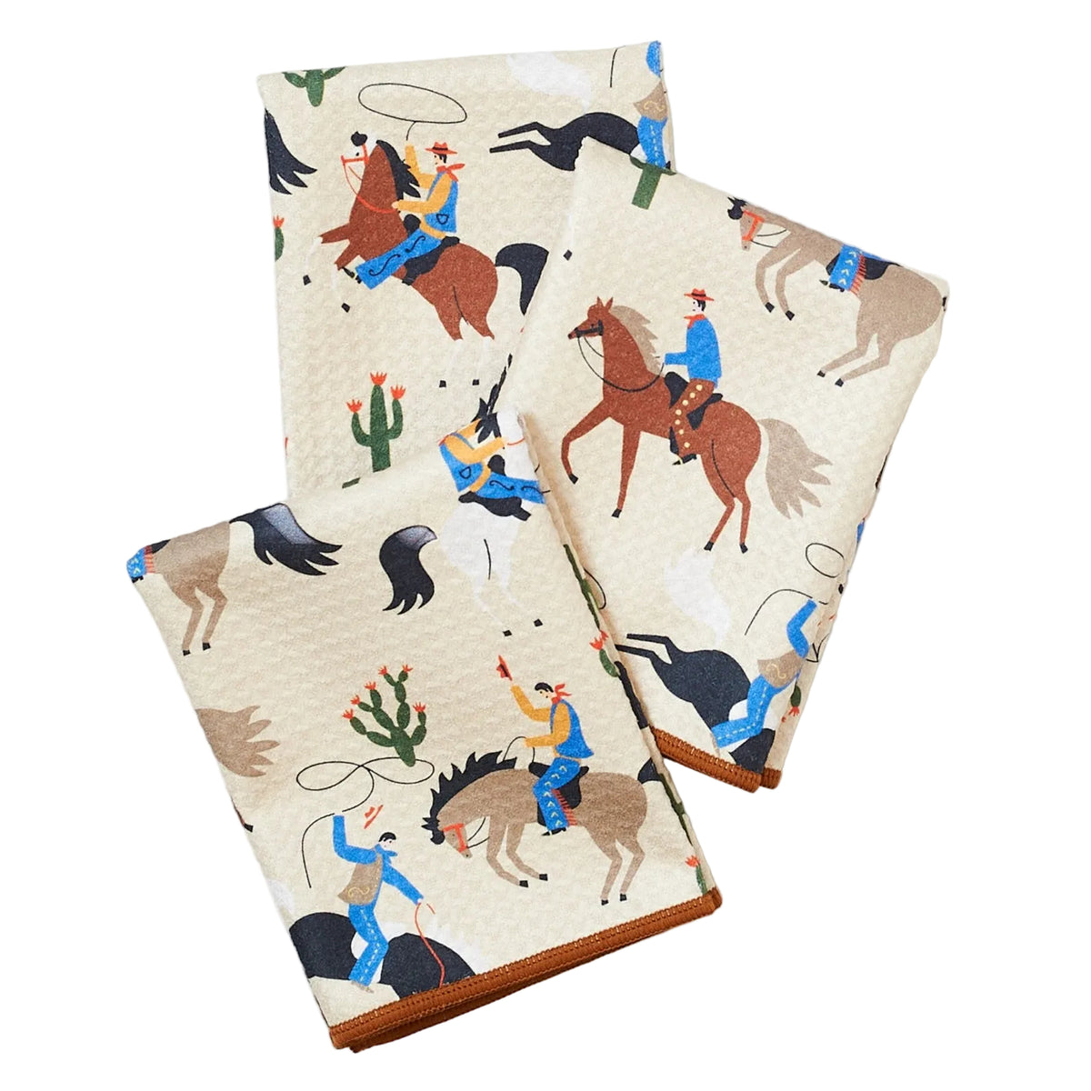 Mighty Mini Towel (Set of 3) Reversible - Signature Collection Rodeo