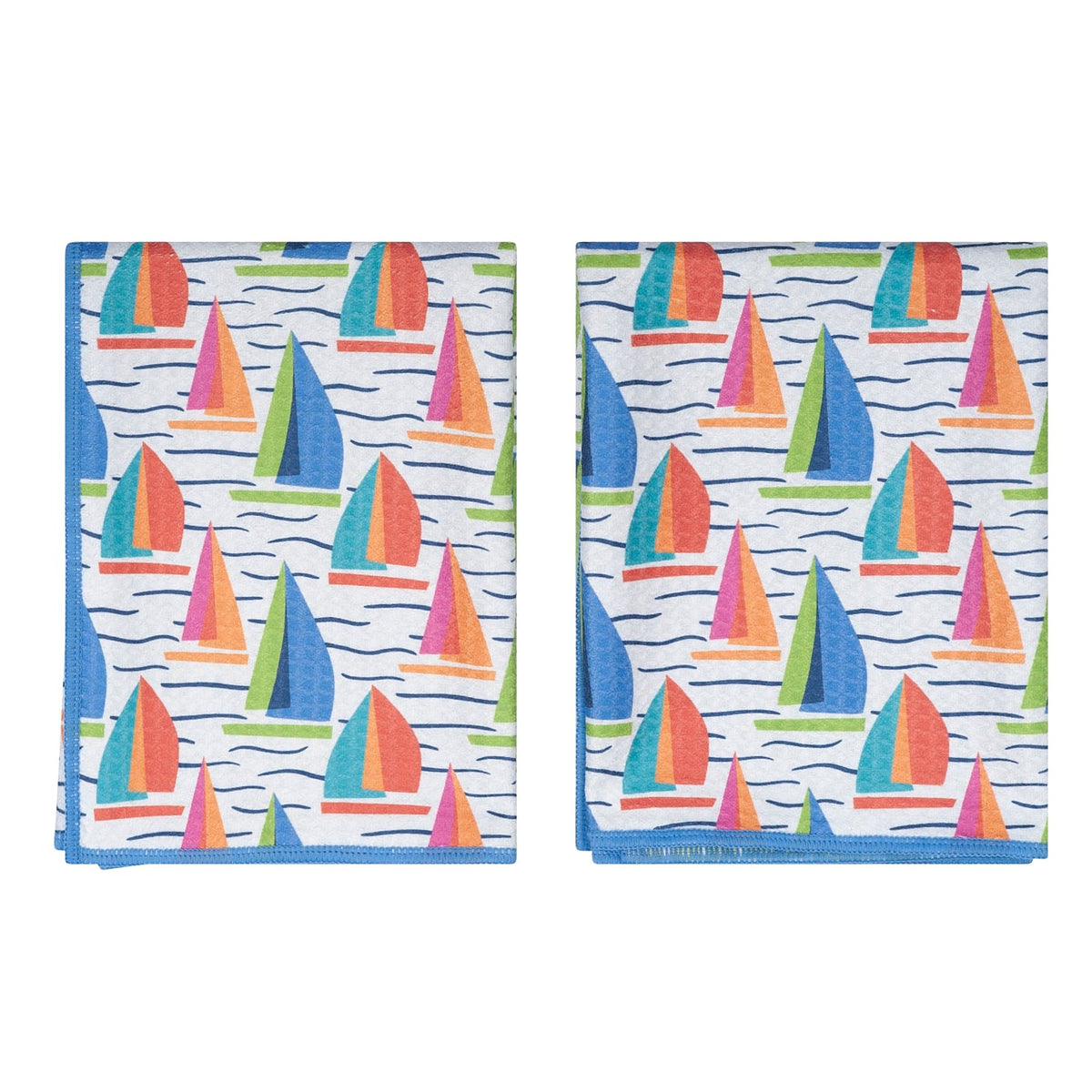 Double Duty Towel (set of 2) Reversible - KN Sail