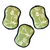 RE:usable Sponges (Set of 3) - Skeleton Sponges & Scouring Pads Once Again Home Co. Orange  