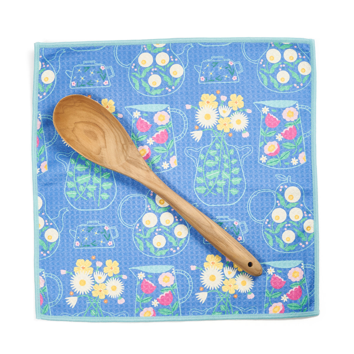 Mighty Mini Towel (Set of 3) Reversible - MT Flower Teapot
