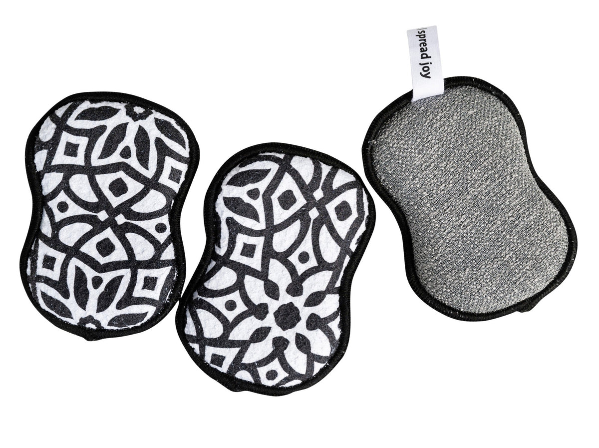 RE:usable Sponges (Set of 3) - Moroccan Tile Sponges &amp; Scouring Pads Once Again Home Co.   