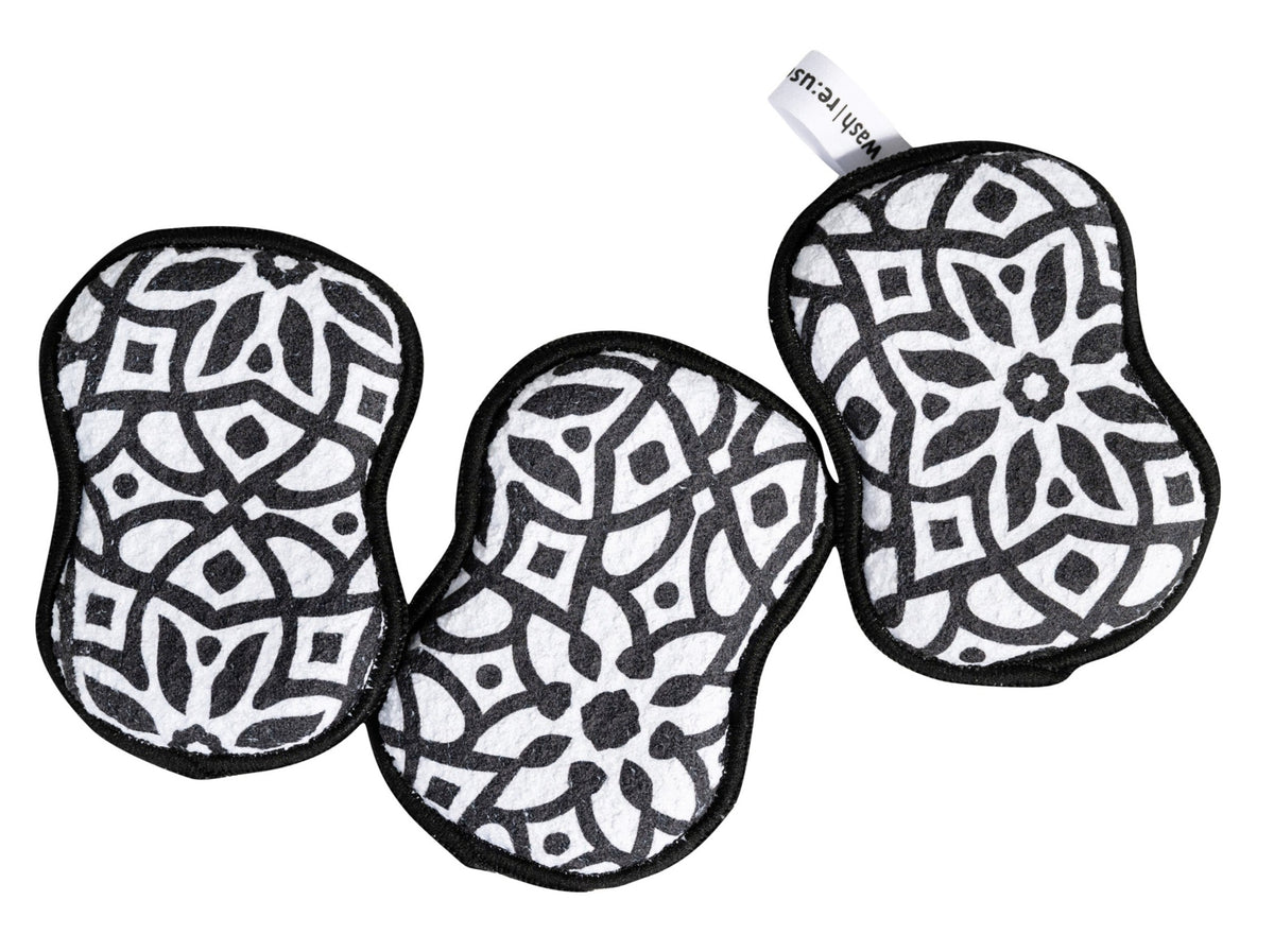 RE:usable Sponges (Set of 3) - Moroccan Tile