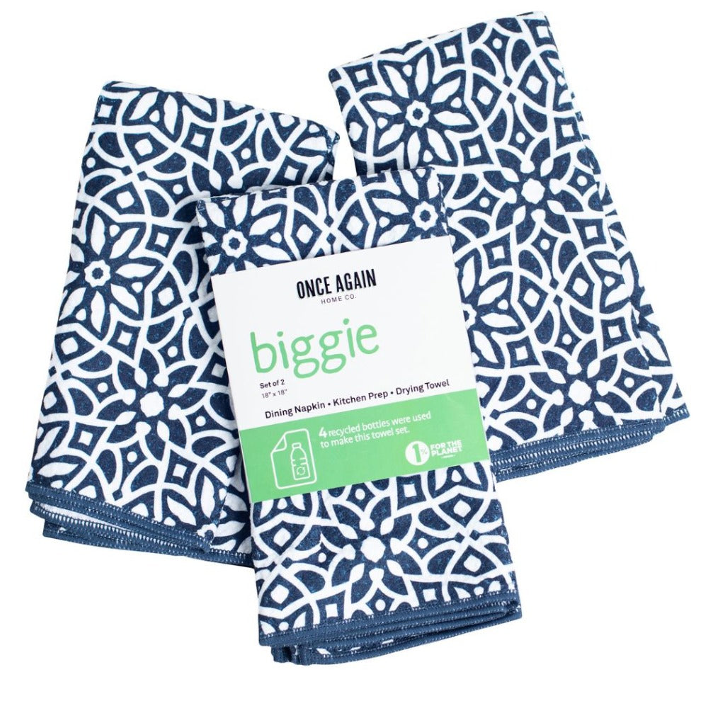Ready, Set, Go Biggie Bundle - Tile in Navy Sponges &amp; Scouring Pads Once Again Home Co.   