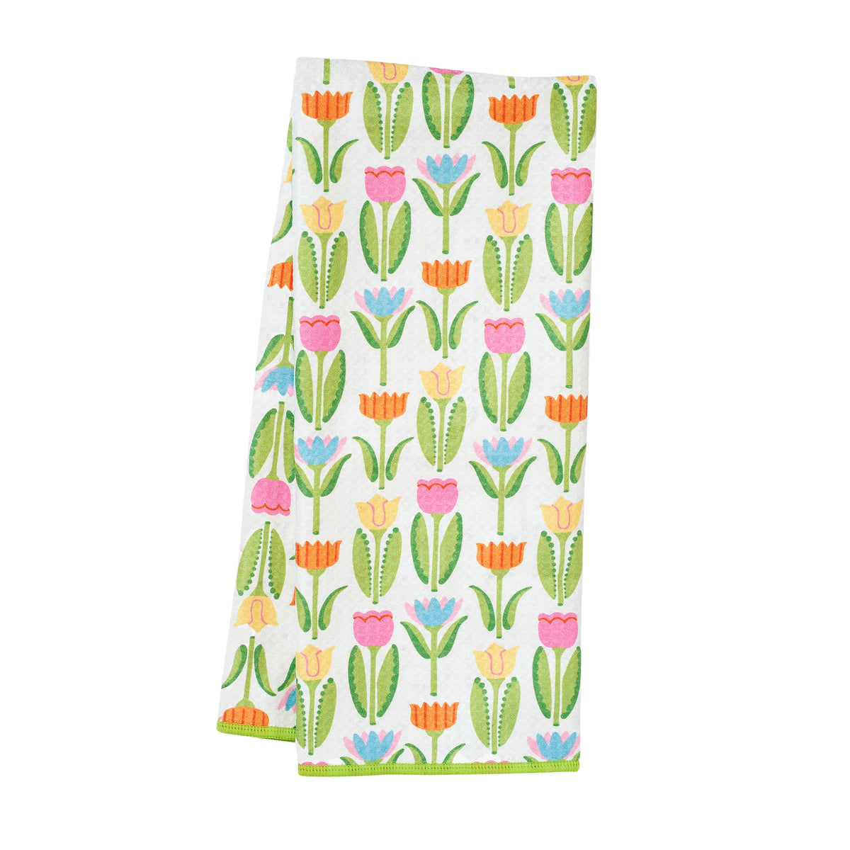 Anywhere Towel Reversible - Mary Engelbreit Tulips