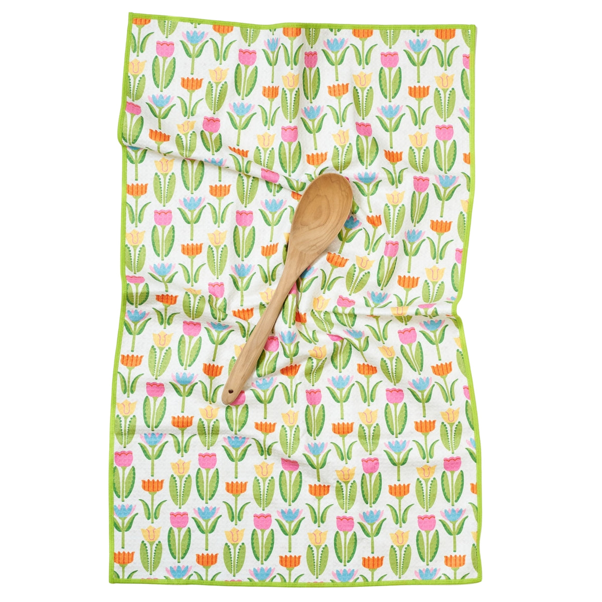 Anywhere Towel Reversible - Mary Engelbreit Tulips