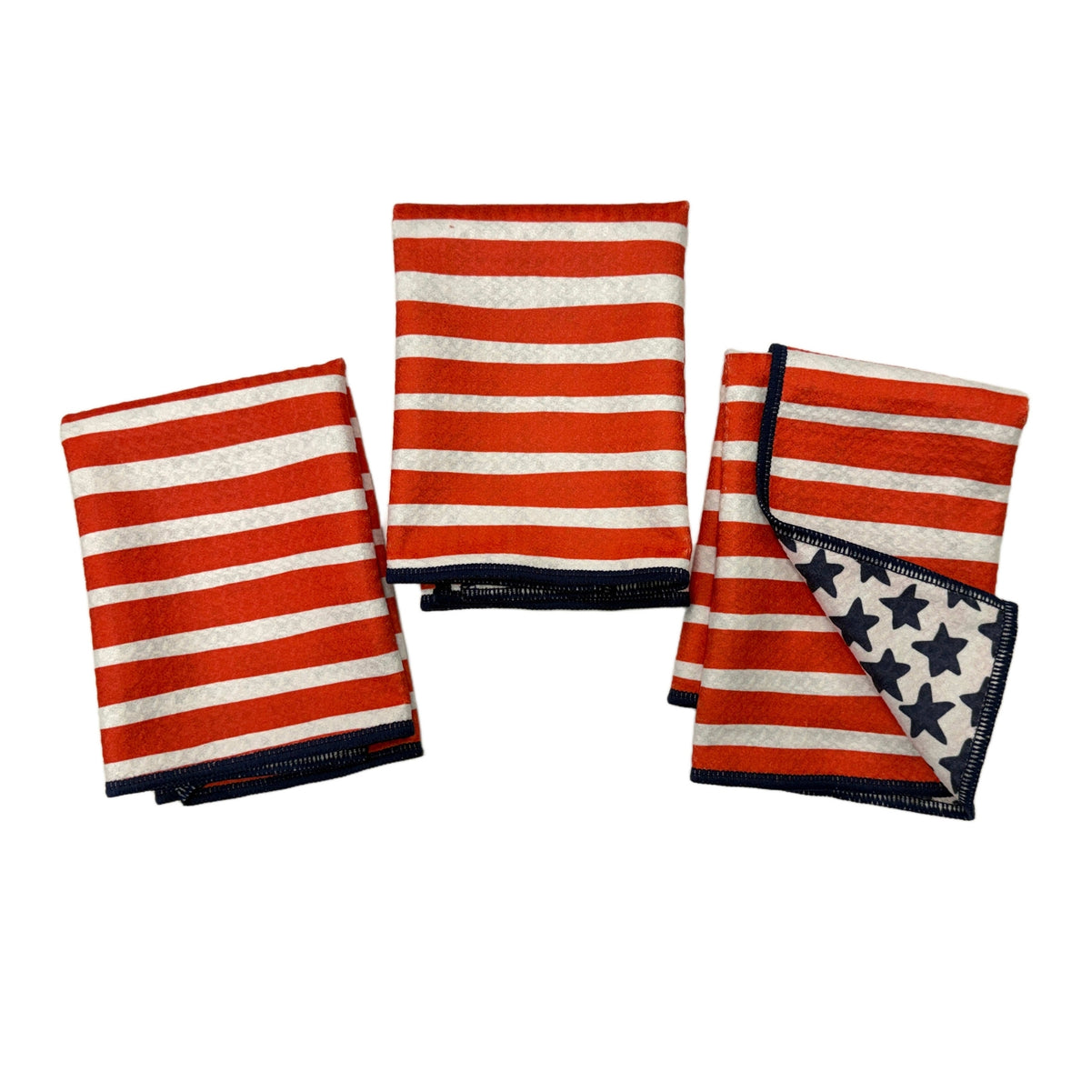 Mighty Mini Towel (Set of 3) Reversible - Signature Collection USA Flag