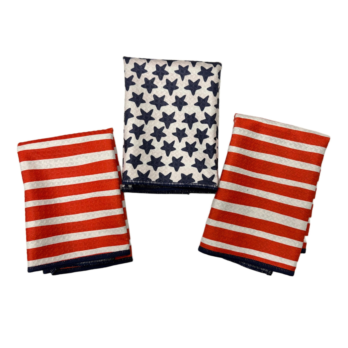 Mighty Mini Towel (Set of 3) Reversible - Signature Collection USA Flag