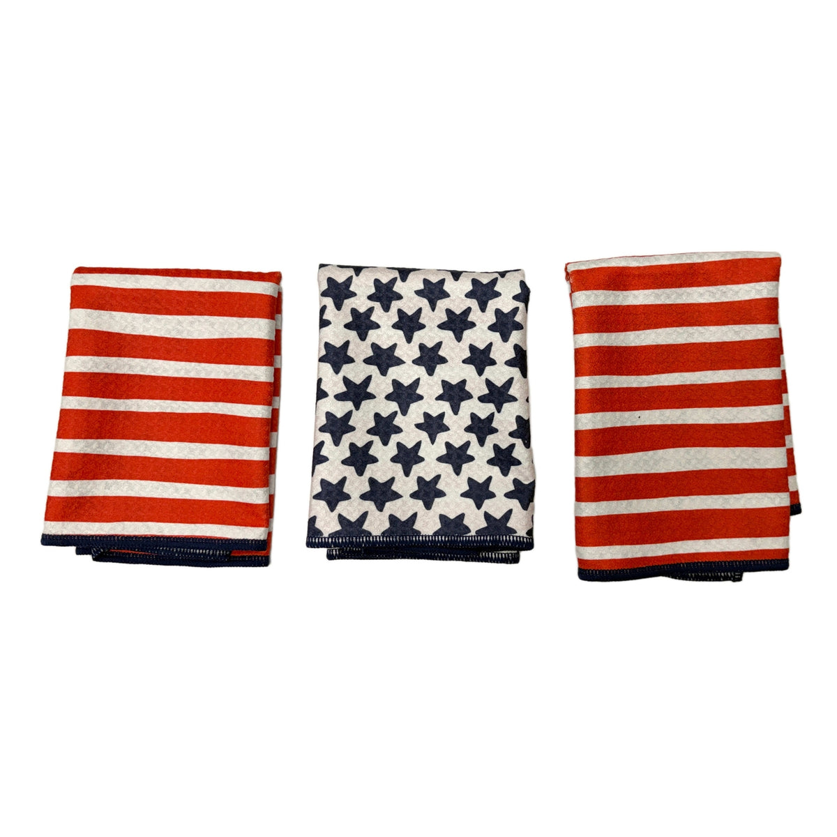 Mighty Mini Towel (Set of 3) Reversible - Signature Collection USA Flag