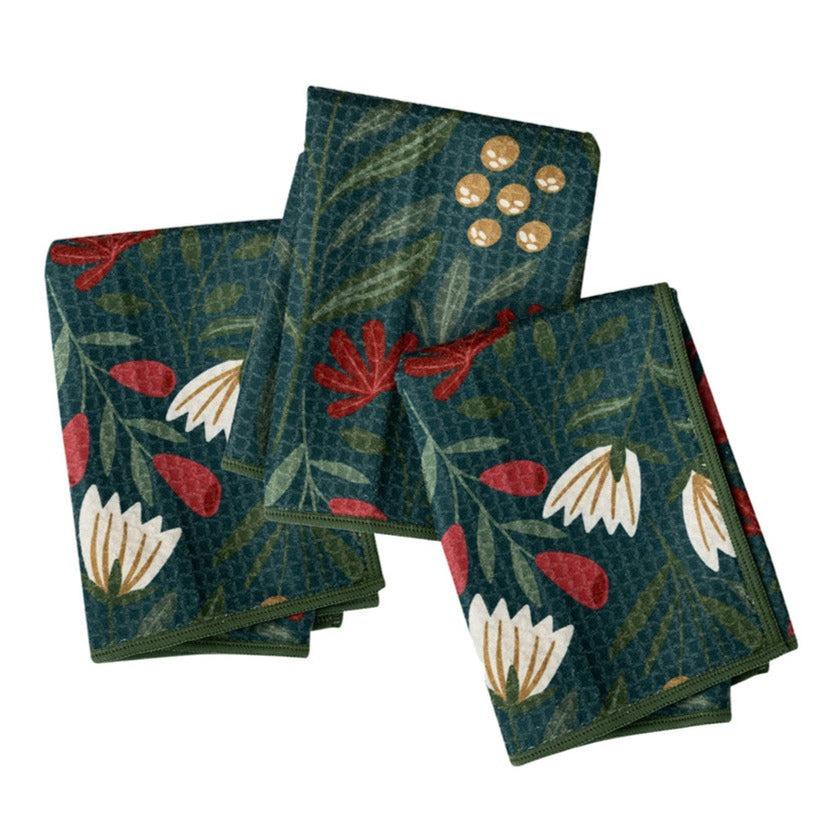Mighty Mini Towel (Set of 3) Reversible - RJW Utopian Garden Kitchen Towels Once Again Home Co.   