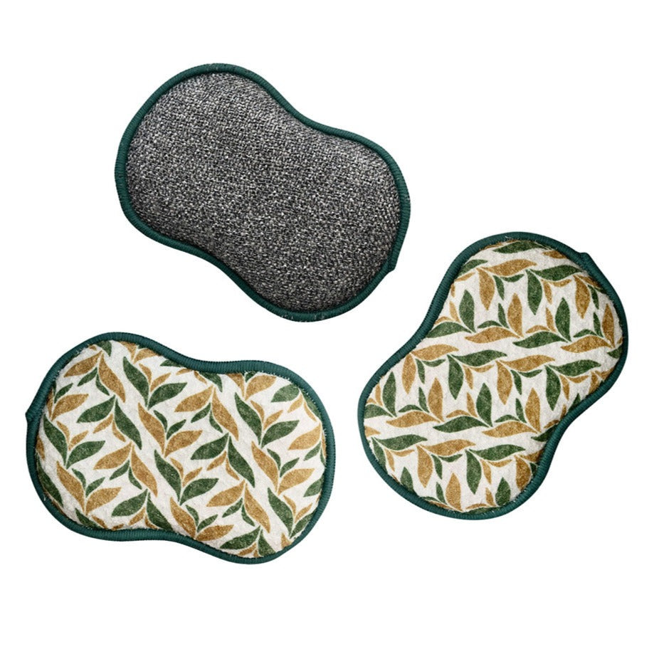 RE:usable Sponges (Set of 3) - RJW Utopian Garden Sponges &amp; Scouring Pads Once Again Home Co.   
