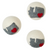 Three dryer balls with Washington state on them