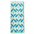Folded tea towel from Rebecca Jane Woolbright with wreath and bow pattern on a white background