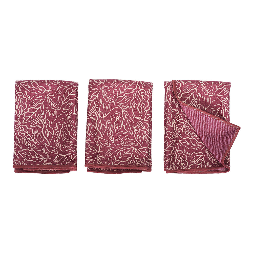 Toalla Mini Mighty (Juego de 3) Reversible - ZW Blustery Day