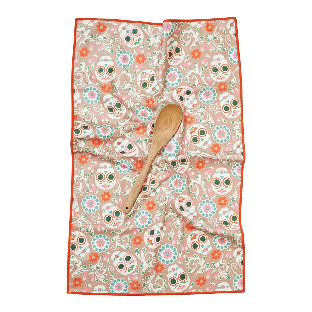 Anywhere Towel Reversible - Heather Jacobs Sugar Skull - Once Again Home Co.