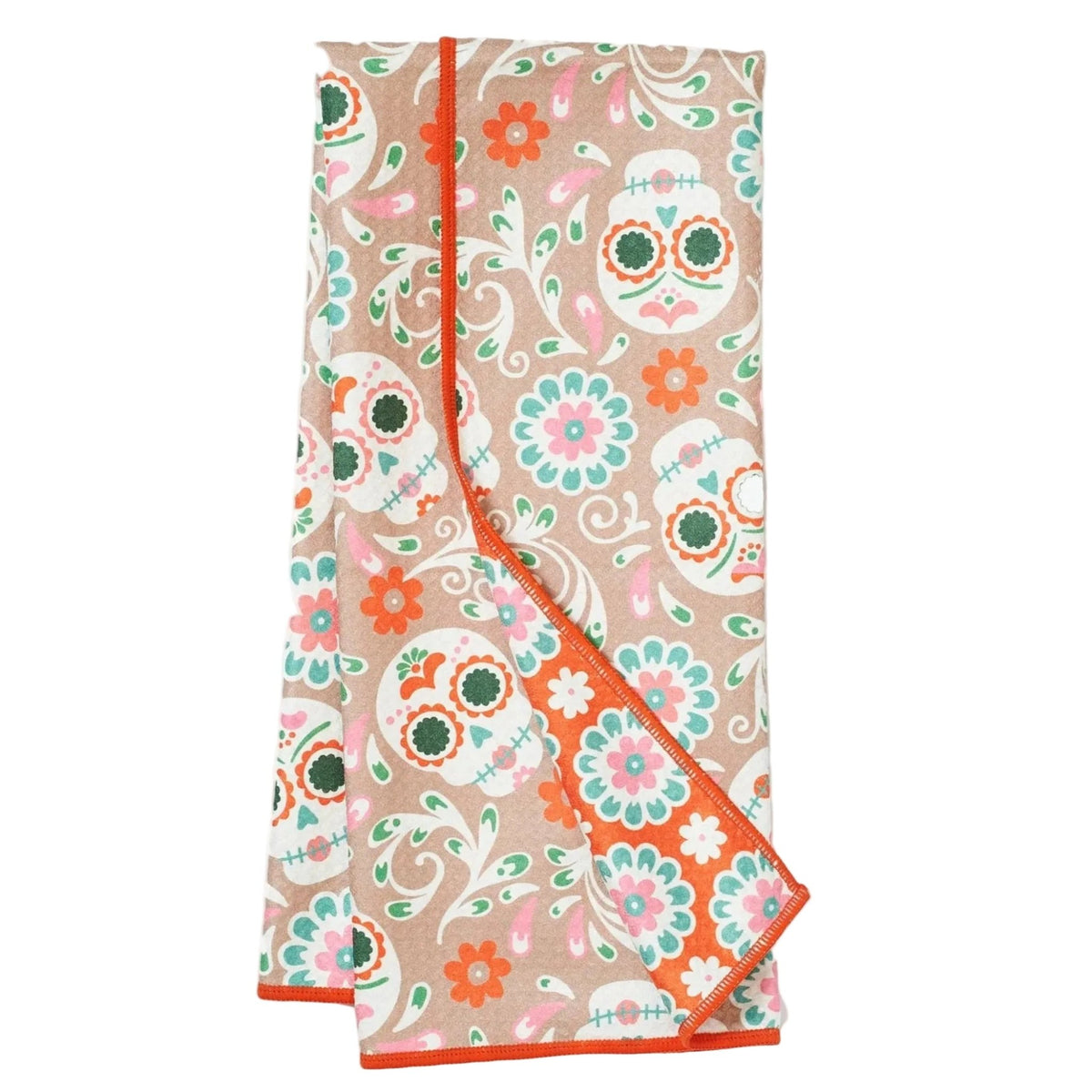Anywhere Towel Reversible - Heather Jacobs Sugar Skull - Once Again Home Co.