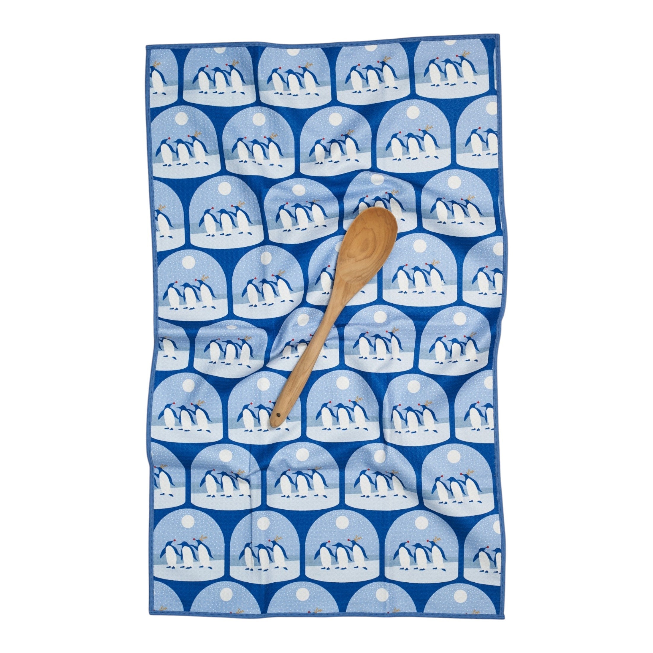 Anywhere Towel Reversible - Kate Nelligan Arctic Penguins - Once Again Home Co.
