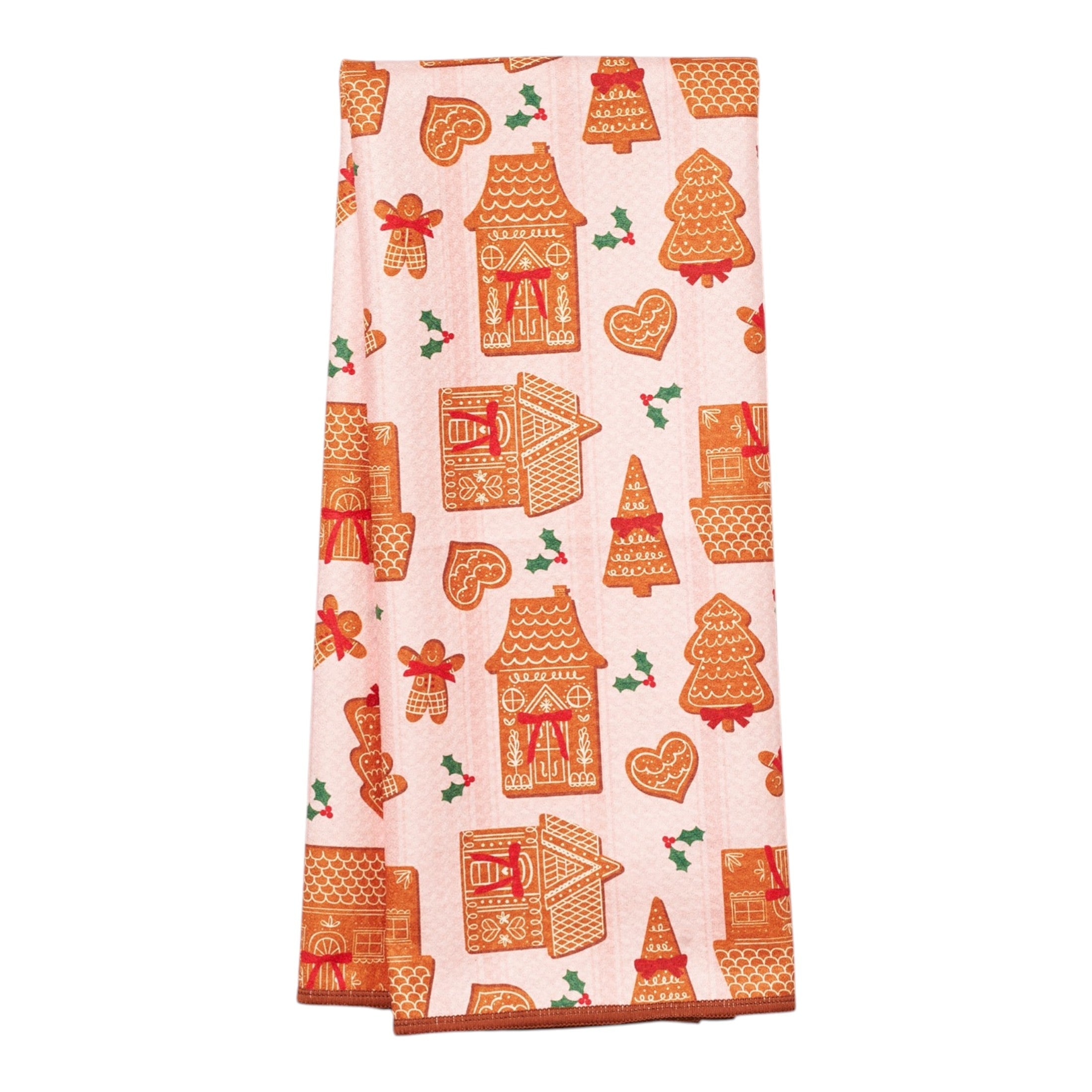 Anywhere Towel Reversible - Mable Tan Christmas Cookies - Once Again Home Co.
