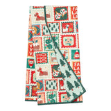 Anywhere Towel Reversible - Mable Tan Dog Stamps - Once Again Home Co.