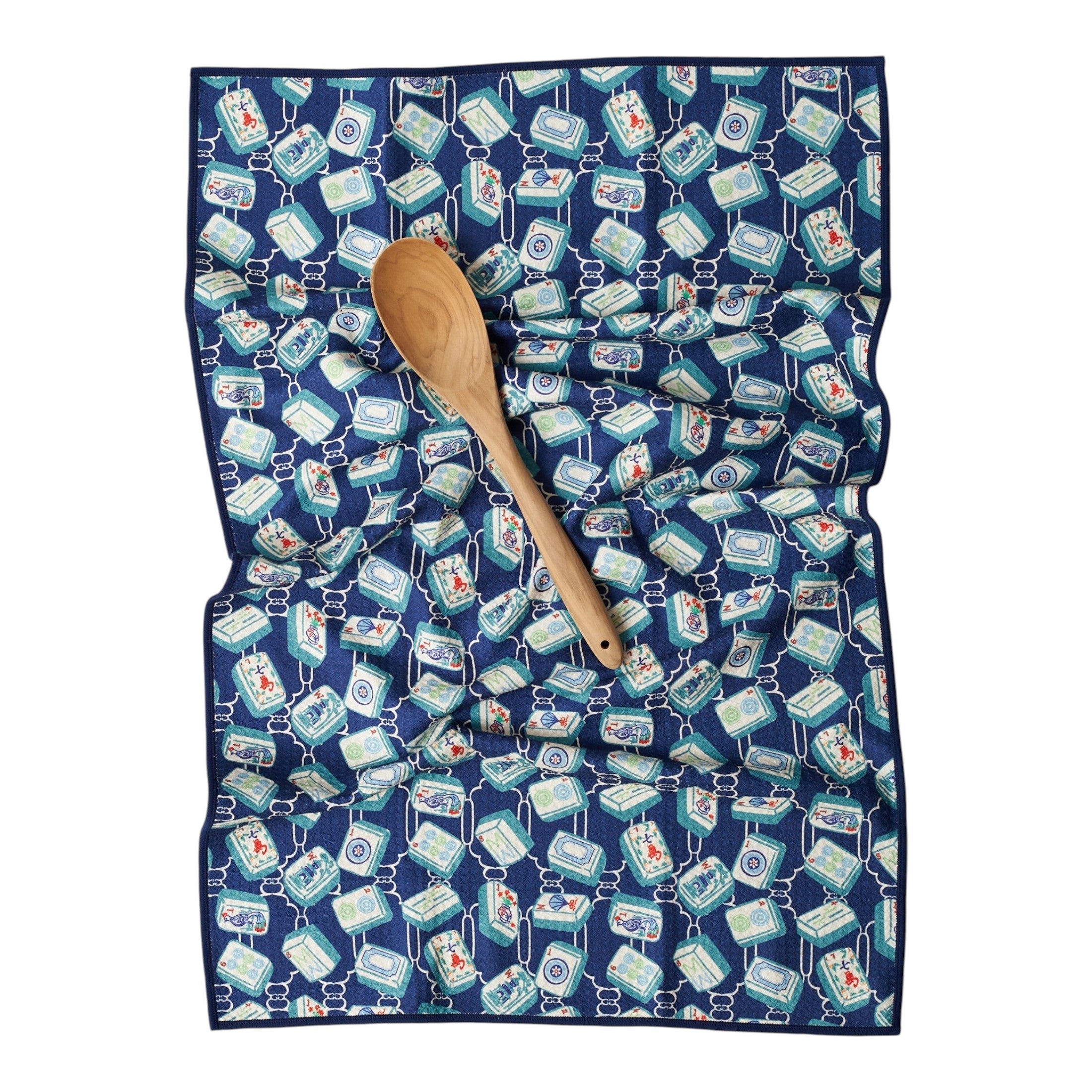 Anywhere Towel Reversible - Mable Tan Mahjong - Once Again Home Co.