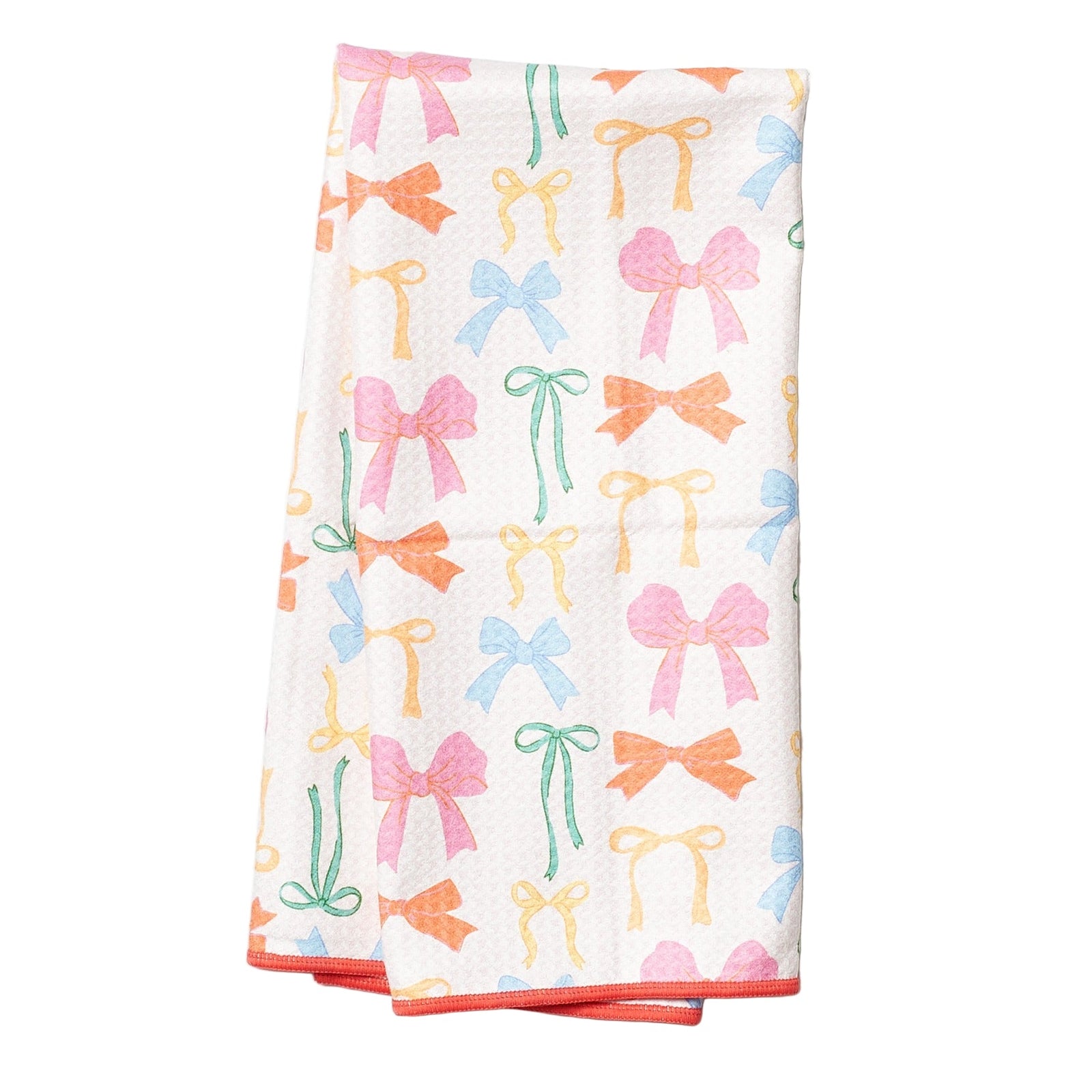 Anywhere Towel Reversible - Mable Tan Ribbons - Once Again Home Co.