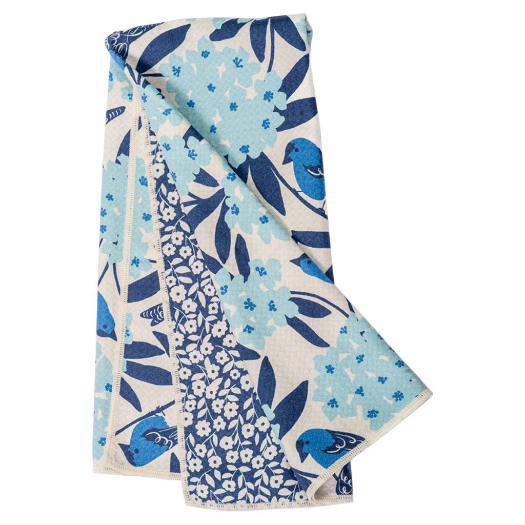 Anywhere Towel Reversible - Nuthatch Birdsong - Once Again Home Co.