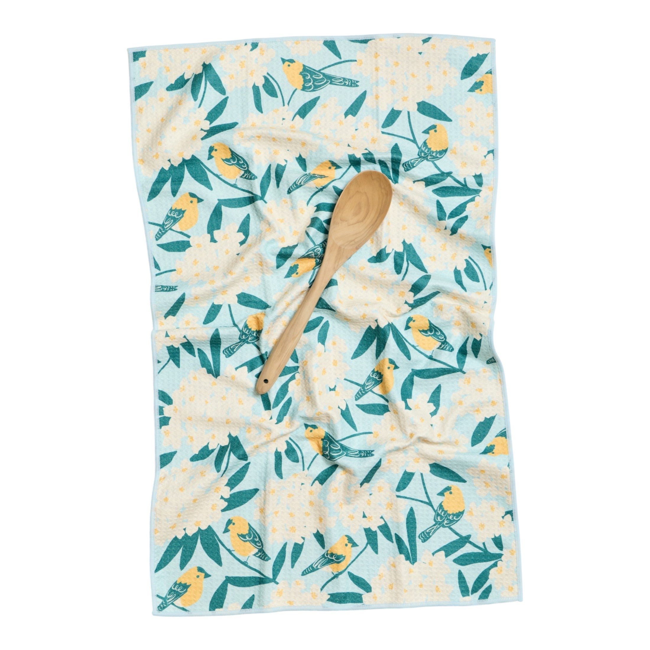 Anywhere Towel Reversible - Nuthatch Birdsong - Once Again Home Co.
