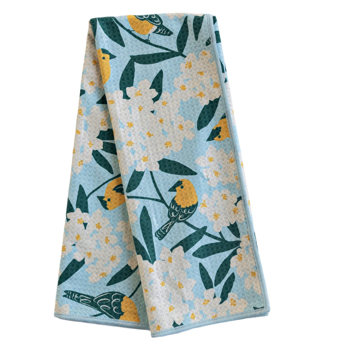 Anywhere Towel Reversible - Nuthatch Birdsong - Once Again Home Co.