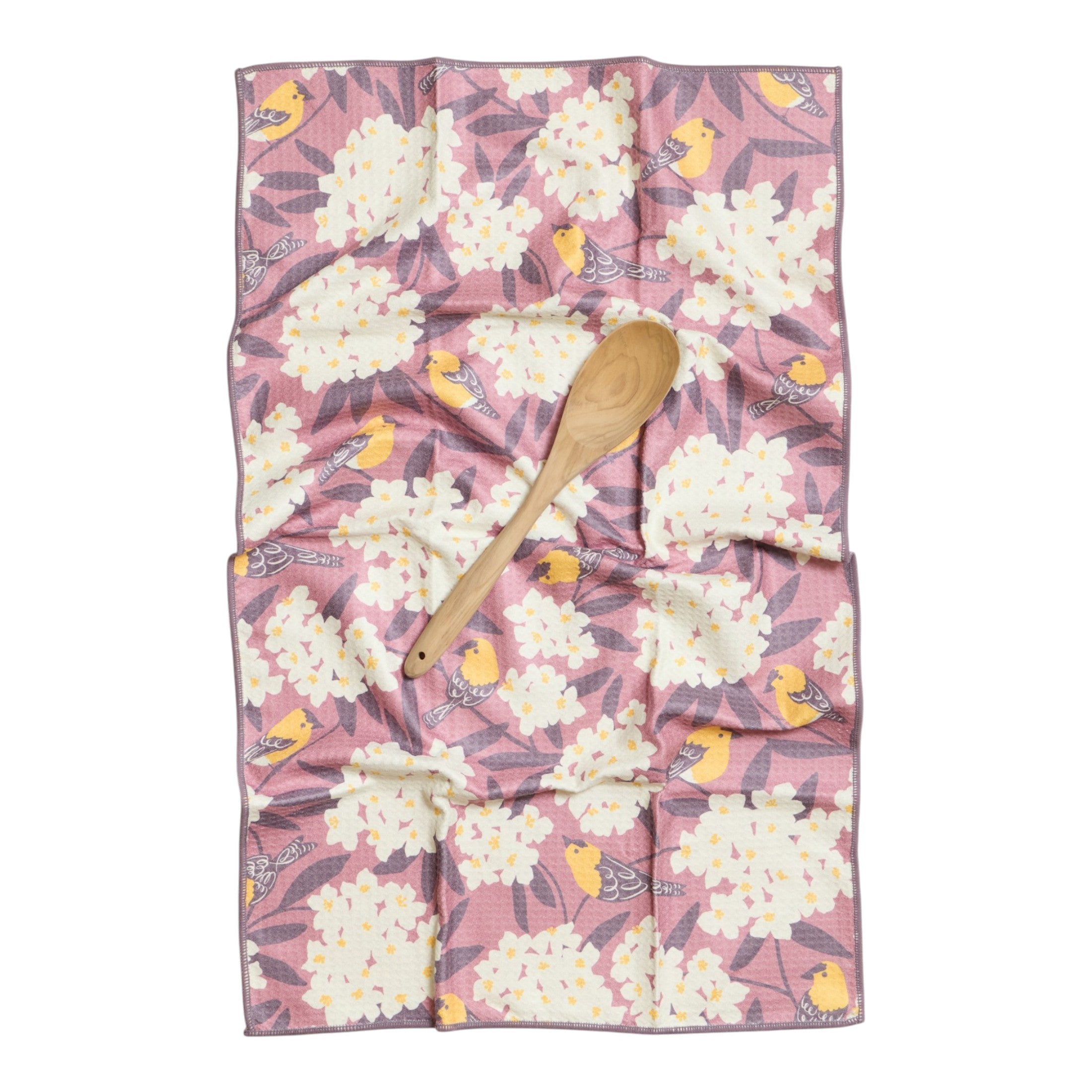Anywhere Towel Reversible - Nuthatch Birdsong - Once Again Home Co.