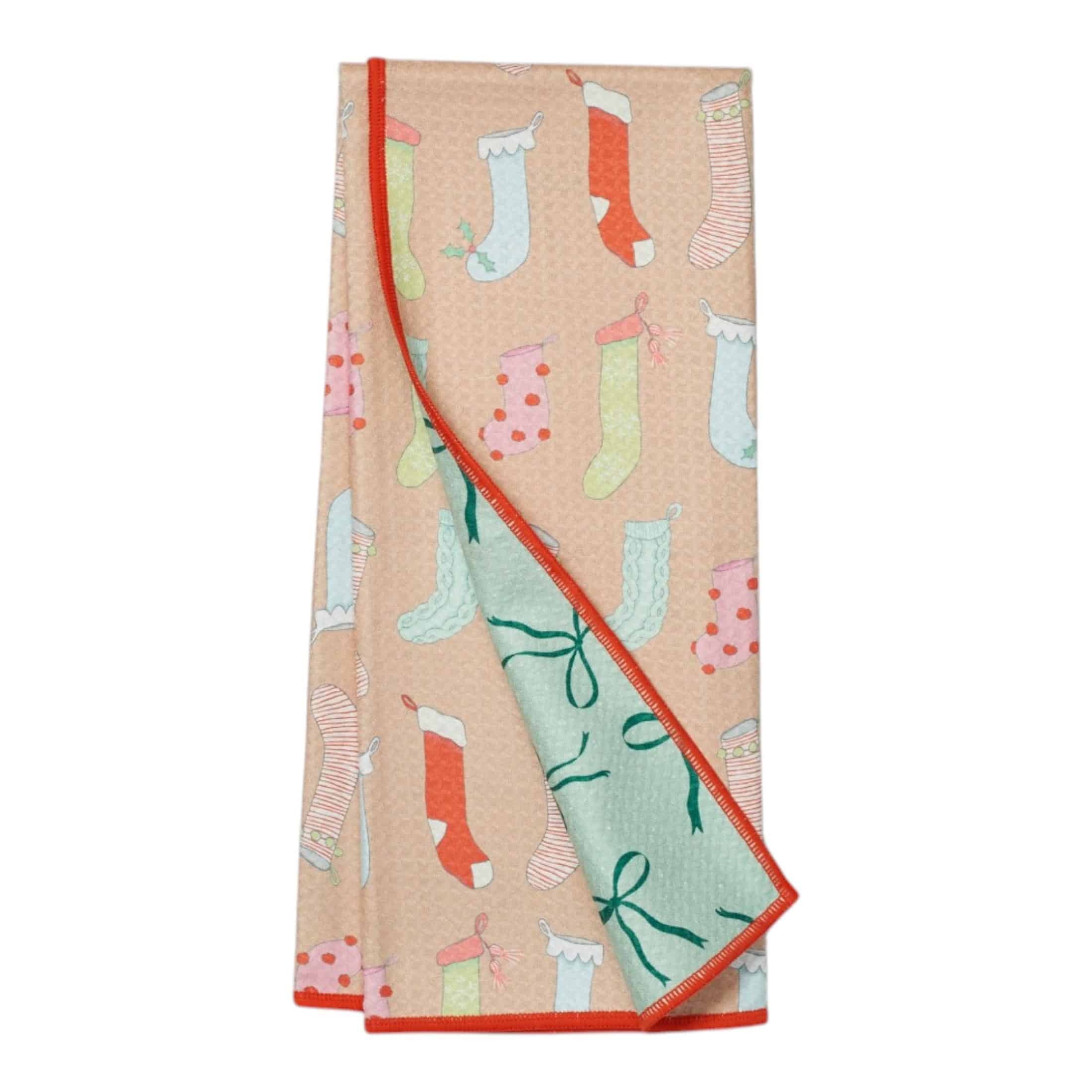 Anywhere Towel Reversible - Sara Fitz Stockings - Once Again Home Co.