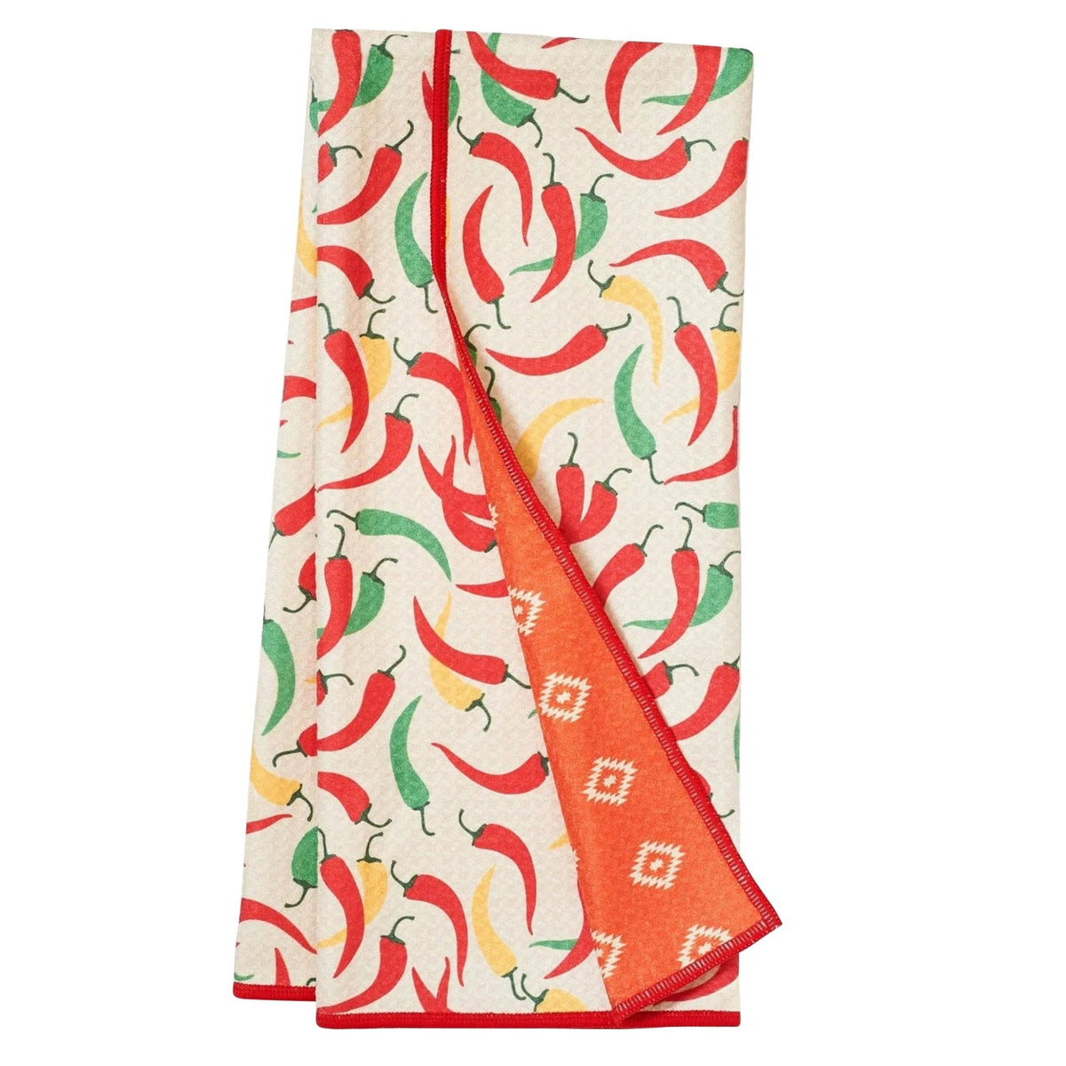 Anywhere Towel Reversible - Signature Collection Chili Peppers - Once Again Home Co.