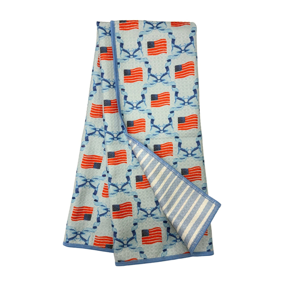 Anywhere Towel Reversible - Signature Collection Flag Ribbon - Once Again Home Co.