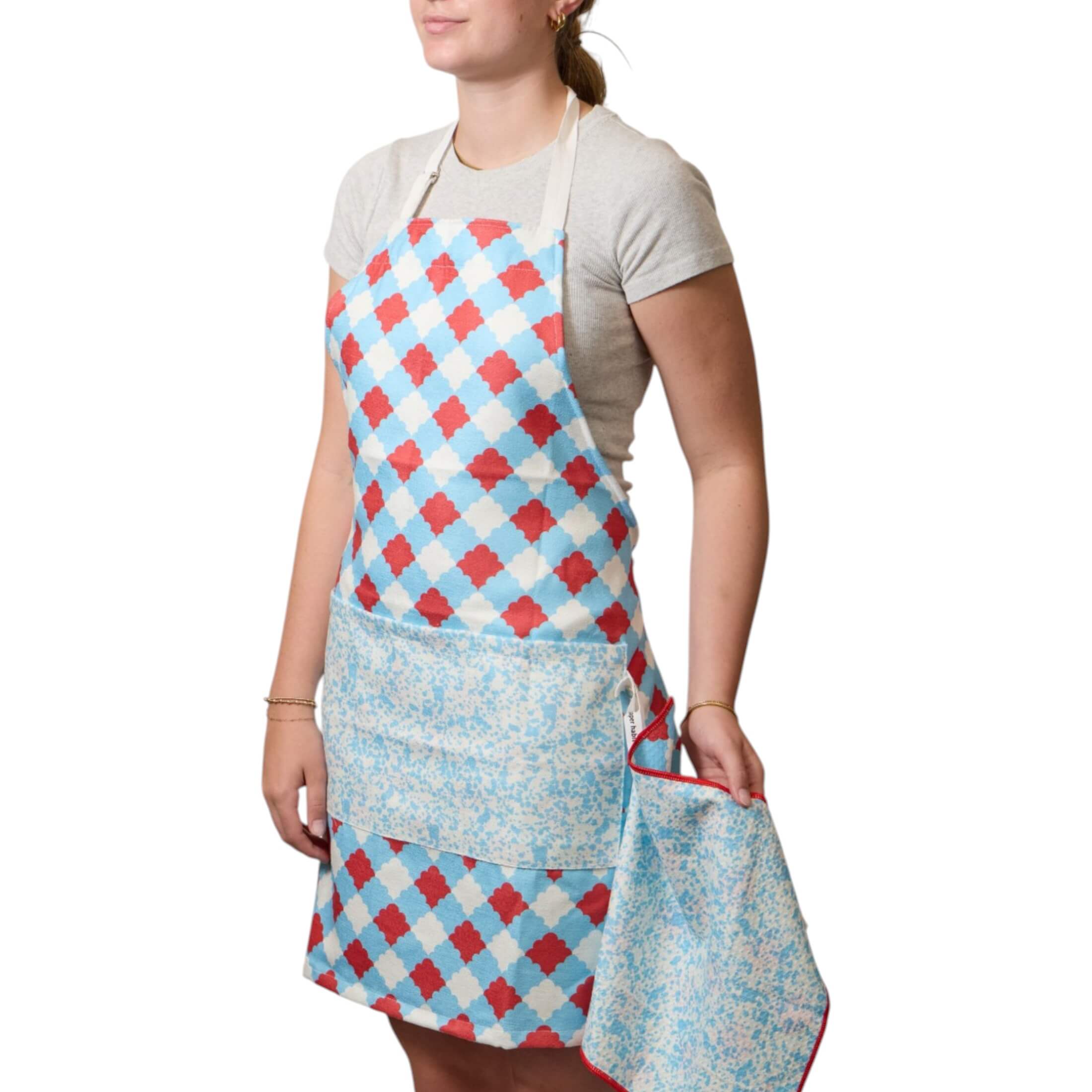 Attach and Go Apron - Crow Canyon Maria Splatter - Once Again Home Co.