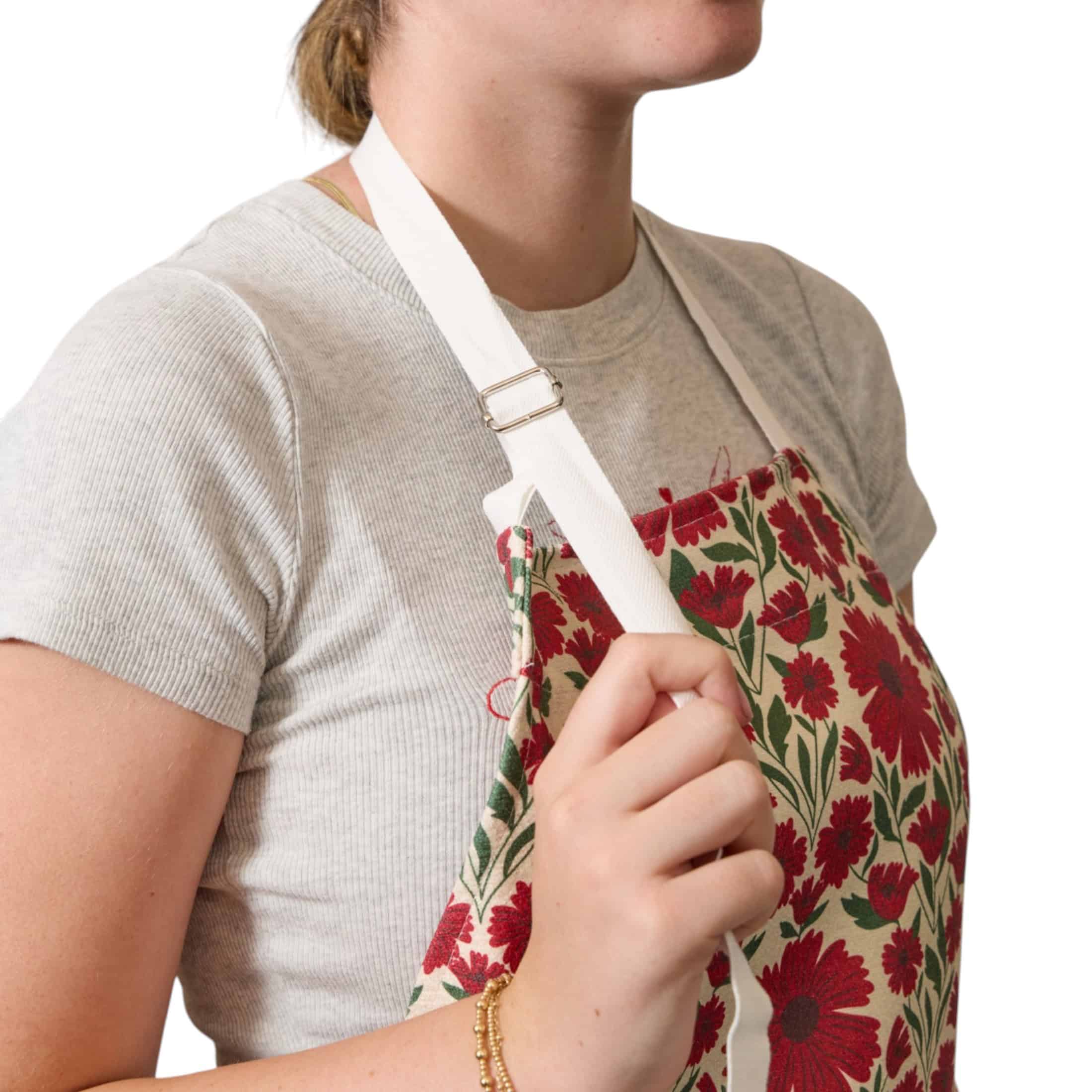 Attach and Go Apron - Jen Owens Holiday Daisy - Once Again Home Co.