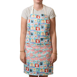 Attach and Go Apron - Mable Tan Cat Mail - Once Again Home Co.
