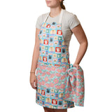 Attach and Go Apron - Mable Tan Cat Mail - Once Again Home Co.