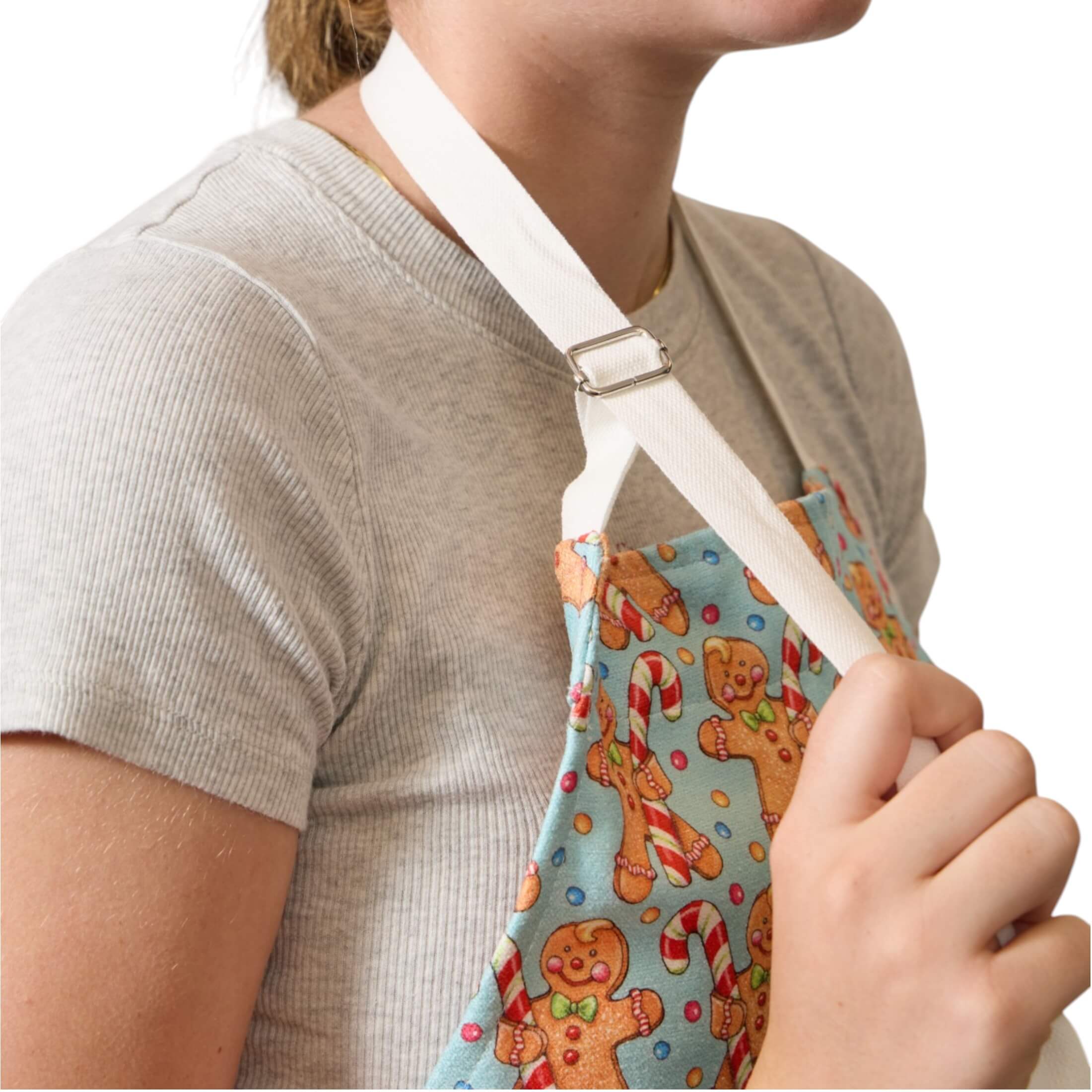 Attach and Go Apron - Mary Engelbreit Gingerbread - Once Again Home Co.