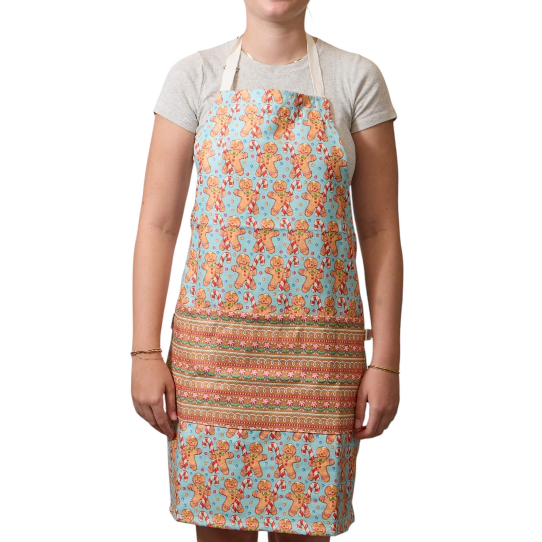 Attach and Go Apron - Mary Engelbreit Gingerbread - Once Again Home Co.