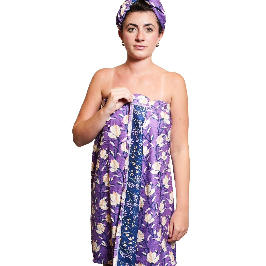 Bath Wrap - Janine Lecour Magnolia - Once Again Home Co.