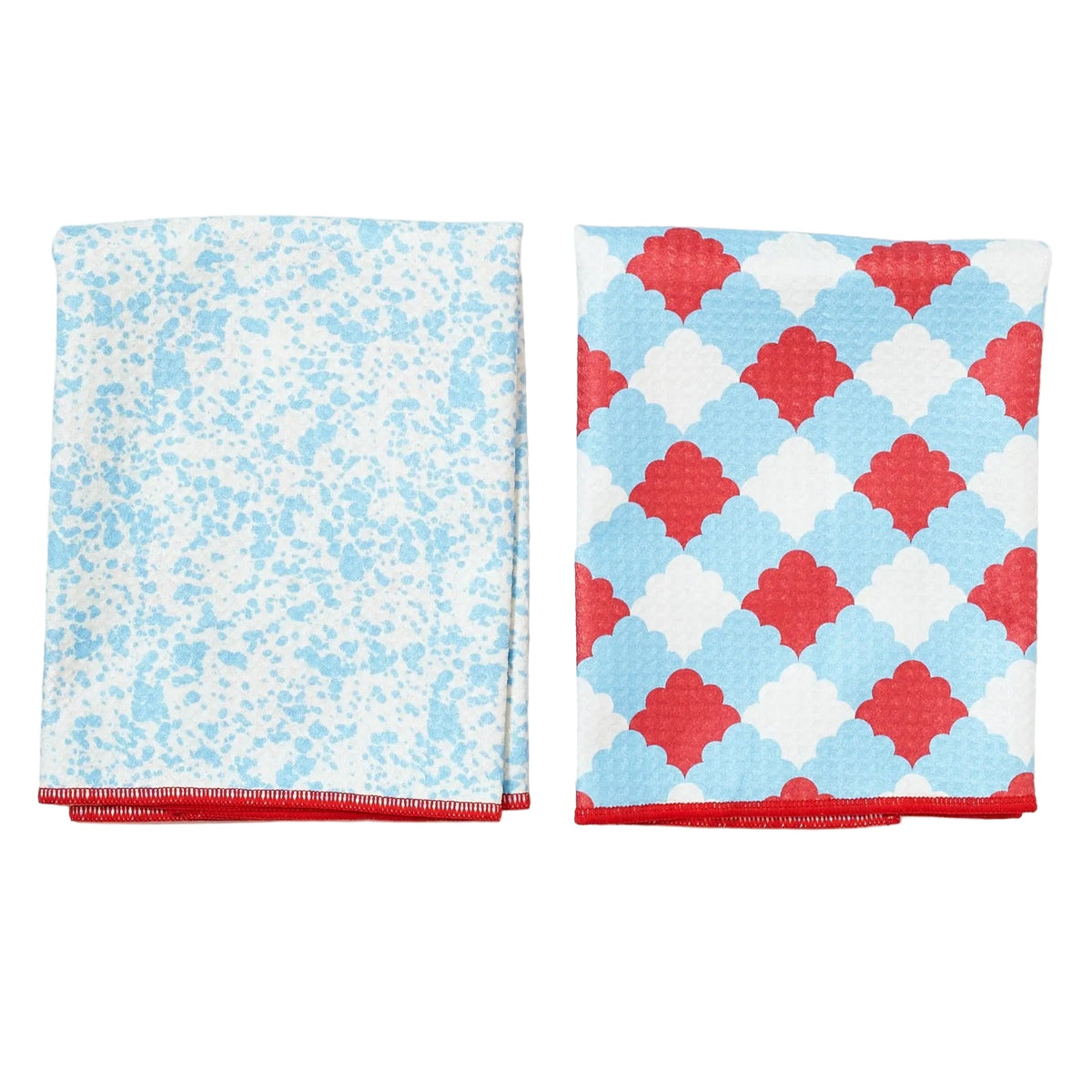 Double Duty (set of 2) reversible - Crow Canyon Maria Splatter - Once Again Home Co.